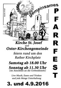 Pfarrfest 2016 Plakat